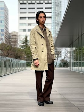 BEAMSさん（メンズ・182cm）の冬コーディネート