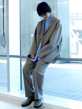 BEAMSさん（レディース・170cm）の冬コーディネート