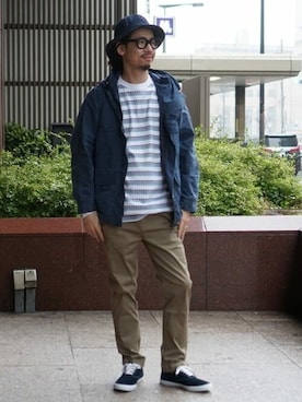 BEAMSさん（メンズ・177cm）の春コーディネート