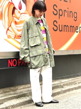 BEAMSさん（レディース・170cm）の春コーディネート