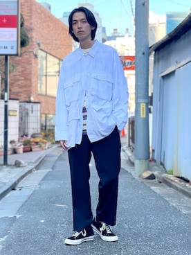 BEAMSさん（メンズ・182cm）の春コーディネート