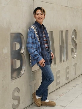 BEAMSさん（メンズ・170cm）の春コーディネート