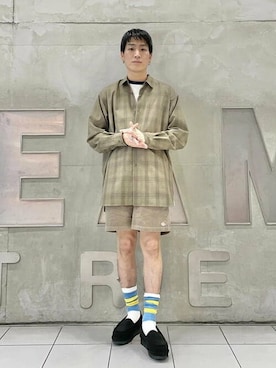 「SUVSOLE（サブソル）のアイテム」を使った、BEAMSさん（メンズ・170cm）の春コーディネート