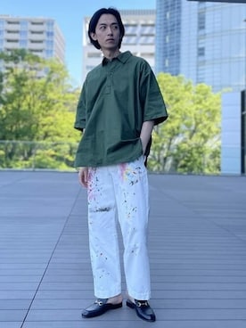 BEAMSさん（メンズ・182cm）の春コーディネート