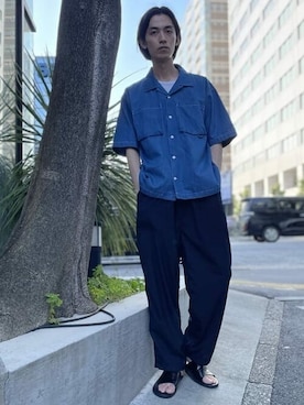 BEAMSさん（メンズ・182cm）の春コーディネート