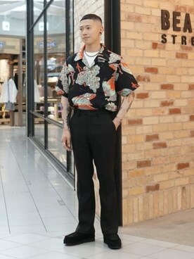 「SUVSOLE（サブソル）のアイテム」を使った、BEAMSさん（メンズ・171cm）の春コーディネート