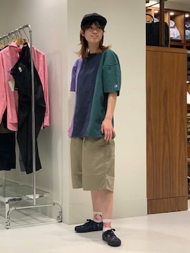 「VANS（バンズ）のアイテム（帽子）」を使った、BEAMSさん（メンズ・164cm）の春コーディネート