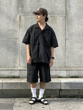 「WILD THINGS（ワイルドシングス）のアイテム（パンツ）」を使った、BEAMSさん（メンズ・169cm）の春コーディネート