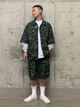 BEAMSさん（メンズ・171cm）の夏コーディネート