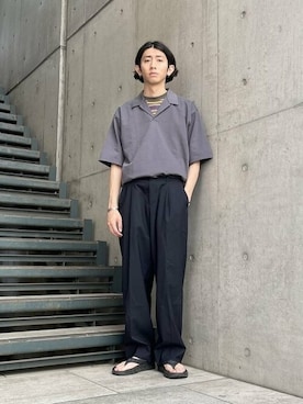BEAMSさん（メンズ・176cm）の夏コーディネート