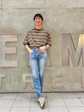 「RED CARD TOKYO（レッドカード）のアイテム」を使った、BEAMSさん（メンズ・170cm）の夏コーディネート