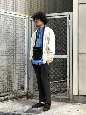 BEAMSさん（メンズ・176cm）の夏コーディネート