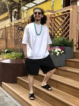 BEAMSさん（メンズ・177cm）の夏コーディネート