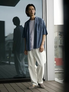 BEAMSさん（メンズ・182cm）の夏コーディネート