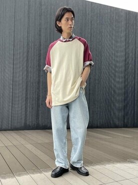 BEAMSさん（メンズ・182cm）の夏コーディネート