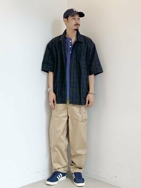 BEAMSさん（メンズ・169cm）の夏コーディネート