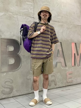 BEAMSさん（メンズ・183cm）の夏コーディネート