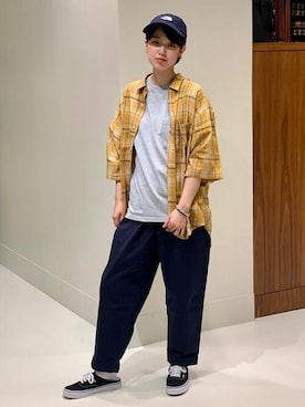 BEAMSさん（メンズ・164cm）の夏コーディネート