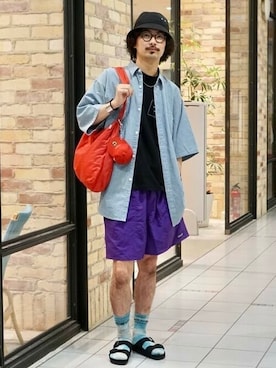 BEAMSさん（メンズ・183cm）の夏コーディネート