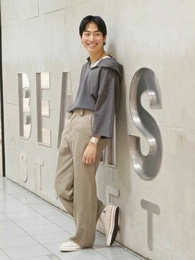 BEAMSさん（メンズ・170cm）の夏コーディネート