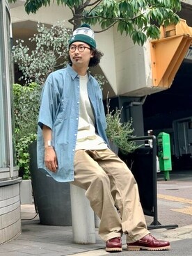 BEAMSさん（メンズ・185cm）の夏コーディネート