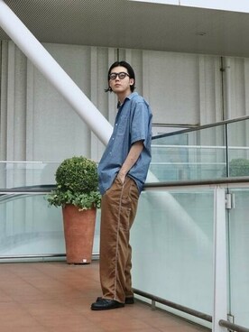 BEAMSさん（メンズ・179cm）の夏コーディネート