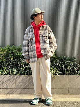 「aie」｜BEAMSさん（メンズ・185cm）の冬コーディネート