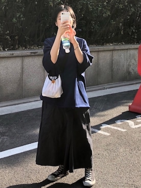 「DIGAWEL（ディガウェル）のアイテム」を使った、kyngbogoさん（レディース・152cm）の秋コーディネート