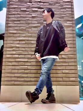 「quiksilver」｜HiKAiさん（メンズ・170cm）の冬コーディネート