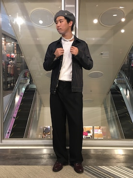 「新宿ルミネエスト」｜「アイテム（ジャケット/アウター）」を使った、新宿ルミネエストtkさん（メンズ・171cm）の秋コーディネート