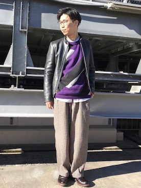 新宿ルミネエストtkさん（メンズ・170cm）の冬コーディネート