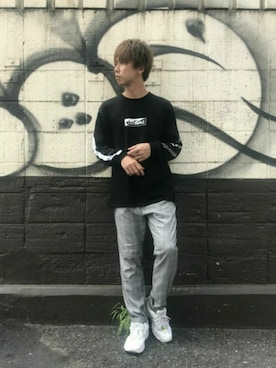 「WILD THINGS（ワイルドシングス）のアイテム（トップス）」を使った、新宿ルミネエストtkさん（メンズ・178cm）の夏コーディネート