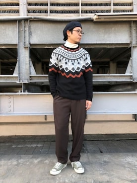 新宿ルミネエストtkさん（メンズ・178cm）の冬コーディネート