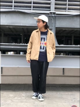 「PENDLETON（ペンドルトン）のアイテム（トップス）」を使った、新宿ルミネエストtkさん（メンズ・171cm）の冬コーディネート