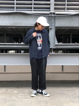 「PENDLETON（ペンドルトン）のアイテム（トップス）」を使った、新宿ルミネエストtkさん（メンズ・171cm）の冬コーディネート