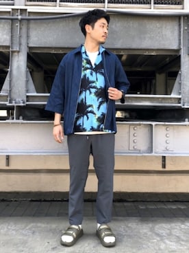 「平成最後のWEARISTAセンバツ」｜「アイテム（ブルゾン）」を使った、新宿ルミネエストtkさん（メンズ・178cm）の春コーディネート