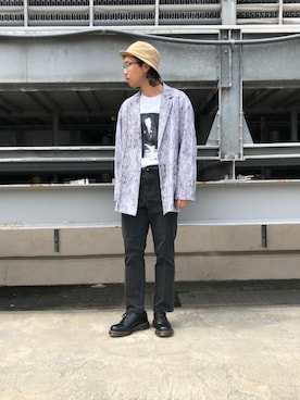 「tk.TAKEO KIKUCHI（ティーケータケオキクチ）のアイテム（パンツ）」を使った、新宿ルミネエストtkさん（メンズ・178cm）の秋コーディネート