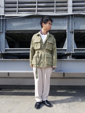 「tk.TAKEO KIKUCHI（ティーケータケオキクチ）のアイテム（ブルゾン）」を使った、新宿ルミネエストtkさん（メンズ・171cm）の冬コーディネート