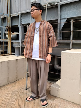新宿ルミネエストtkさん（メンズ・171cm）の夏コーディネート