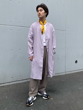 「tk.TAKEO KIKUCHI（ティーケータケオキクチ）のアイテム（その他アウター）」を使った、新宿ルミネエストtkさん（メンズ・170cm）の夏コーディネート