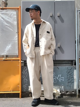 「tk.TAKEO KIKUCHI」｜「アイテム（デニムジャケット）」を使った、新宿ルミネエストtkさん（メンズ・171cm）の秋コーディネート