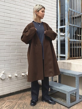 「tk.TAKEO KIKUCHI（ティーケータケオキクチ）のアイテム（その他アウター）」を使った、新宿ルミネエストtkさん（メンズ・167cm）の秋コーディネート