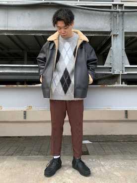 「tk.TAKEO KIKUCHI（ティーケータケオキクチ）のアイテム（ジャケット/アウター）」を使った、新宿ルミネエストtkさん（メンズ・171cm）の秋コーディネート