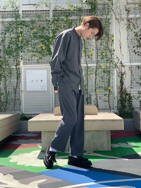 「tk.TAKEO KIKUCHI（ティーケータケオキクチ）のアイテム（フォーマルスーツ/小物）」を使った、新宿ルミネエストtkさん（メンズ・171cm）の春コーディネート