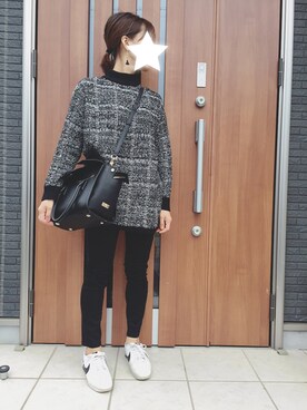 「PLAIN CLOTHING（プレーンクロージング）の【SALE!!】【ZOZOTOWN人気ランキング 1位獲得】シーズンレス2WAYフラップハンドバッグ/ショルダーバッグ（ショルダーバッグ）」を使った、mii♡ さん（レディース・149cm）の秋コーディネート