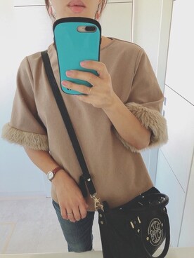 「iFace（アイフェイス）のアイテム（財布/小物）」を使った、mii♡ さん（レディース・149cm）の秋コーディネート