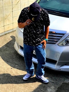 「UNDERCOVER（アンダーカバー）のアイテム（リング）」を使った、makiさん（メンズ・173cm）の秋コーディネート