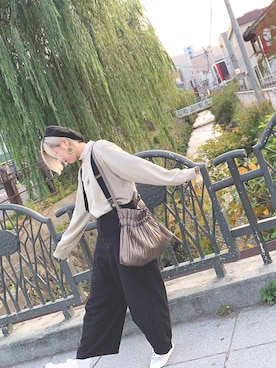 「Le Melange（ル・メランジュ）のアイテム」を使った、Riku✄﻿✄さん（レディース・164cm）の秋コーディネート