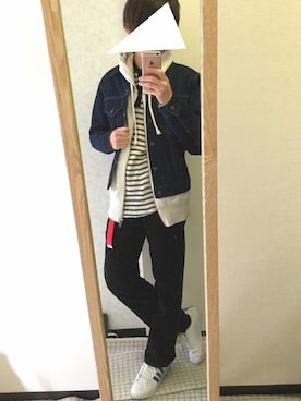 「ドラフトリーバイス」｜「アイテム（その他）」を使った、SYUさん（メンズ・176cm）の冬コーディネート