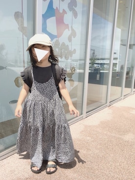 「ROPE' PICNIC（ロペピクニック）のアイテム（ワンピース/ドレス）」を使った、non☆彡さん（キッズ・100cm）の夏コーディネート